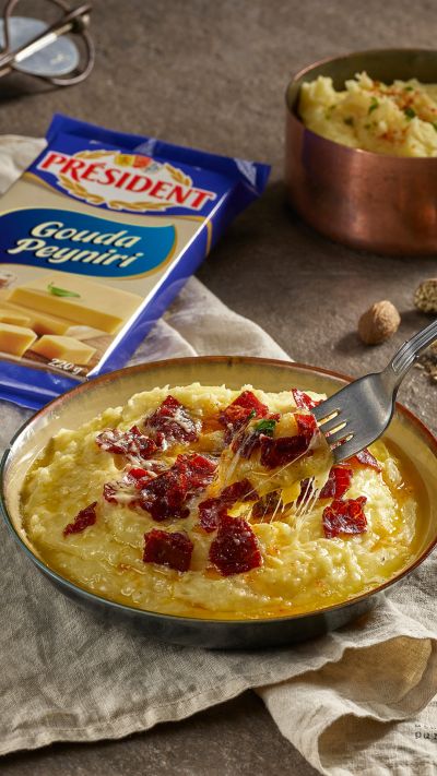 President Gouda'lı ve Pastırmalı Püre