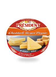 President Cheddar Triangle Cheese