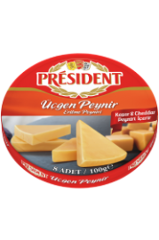 President Cheddar Triangle Cheese